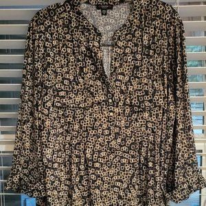 Cocomo Woman 3X Geometric print tunic top